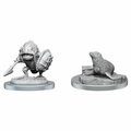 Toys4.0 Dungeons & Dragons Nolzurs Marvelous Locathah & Seal W20 Miniature TO2740380